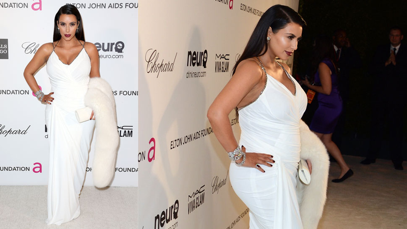 Illustration for article titled Kim Kardashian Has No Idea What to Wear in That Awkward Stage of Early Pregnancy